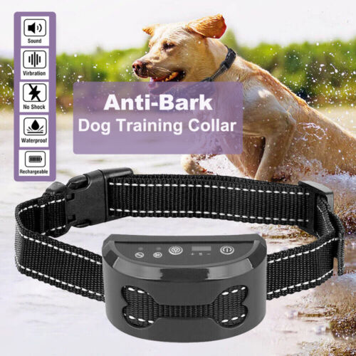 Anti Bark Dog Training Collar Stop Barking Rechargeable Auto Collars