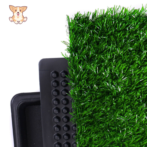 1xIndoor Dog Pet Potty Zoom Park Training Portable Mat Toilet Pad Tray