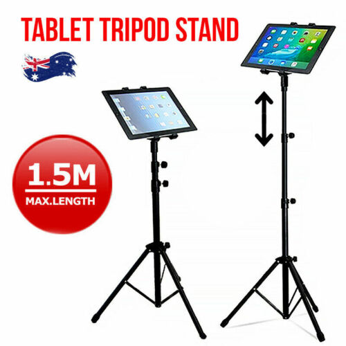 Floor iPad and Tablet Tripod Stand Carrying for iPad 7-12 inch Tablets AU STOCK