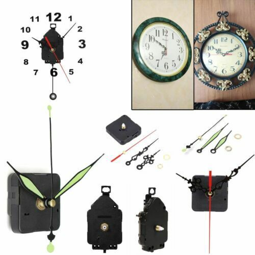 4pcs Silent Clock Movement Mechanism Quartz Clocks Motor Repair Kit Non-Ticking DIY