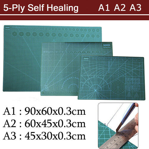 A1 A2 A3 Large Thick Self Healing Cutting Mat Double-Side Art Craft DIY Stock