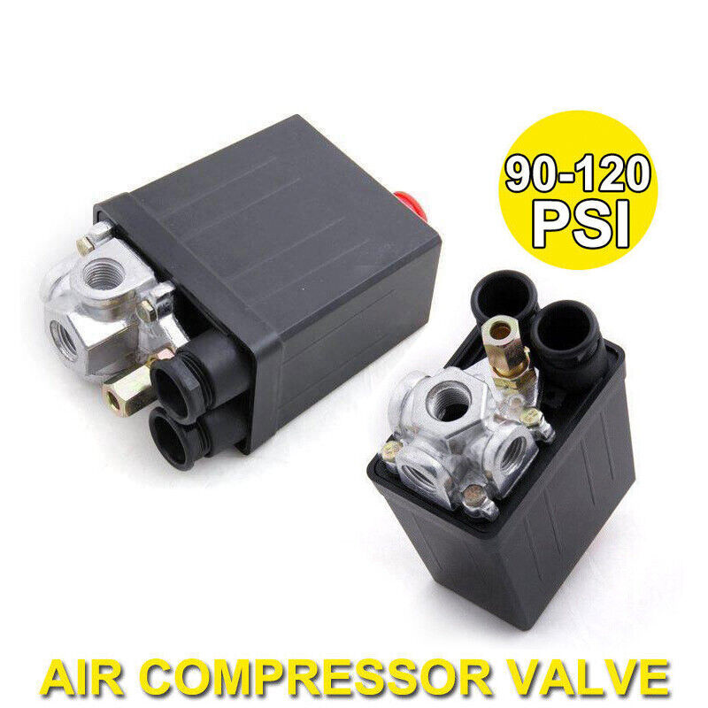 90-120 PSI Air Compressor Pressure Switch Control Valve Heavy Duty