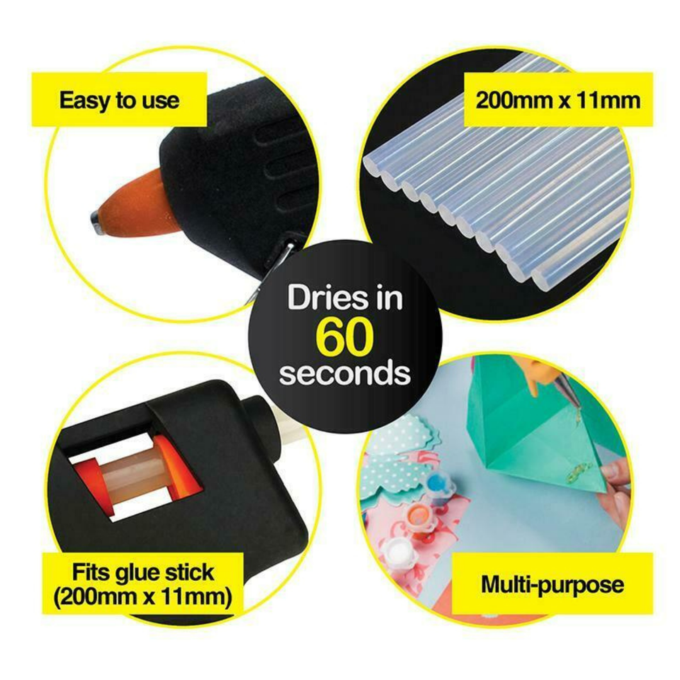Clear Hot Melt Glue Sticks Adhesive Craft Stick Glue Gun DIY Tool 7mm 11mm