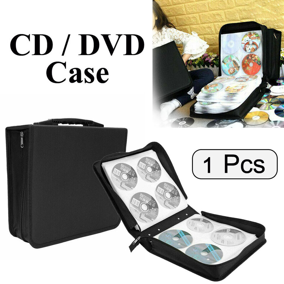 1x Album Folder Bag Portable 520 Disc CD DVD Case Storage Holder Booklet Sleeves