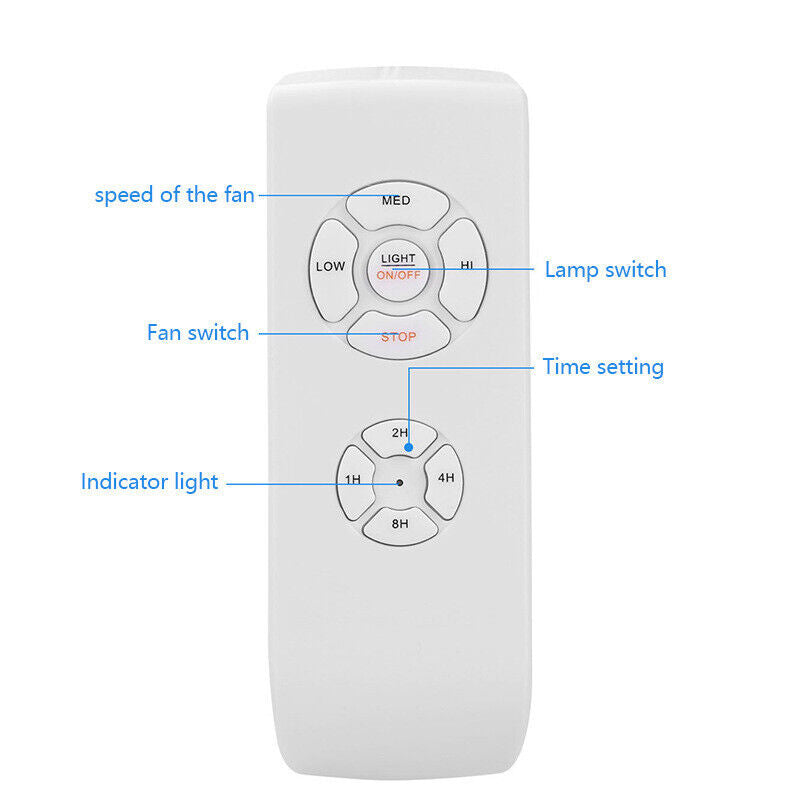 Ceiling Fan Lamp Remote Controller Kit Timing Wireless Intelligent Switch