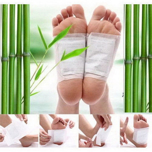 10pcs Detox Foot Patch Pads Natural plant Toxin Removal Sticky Adhesives