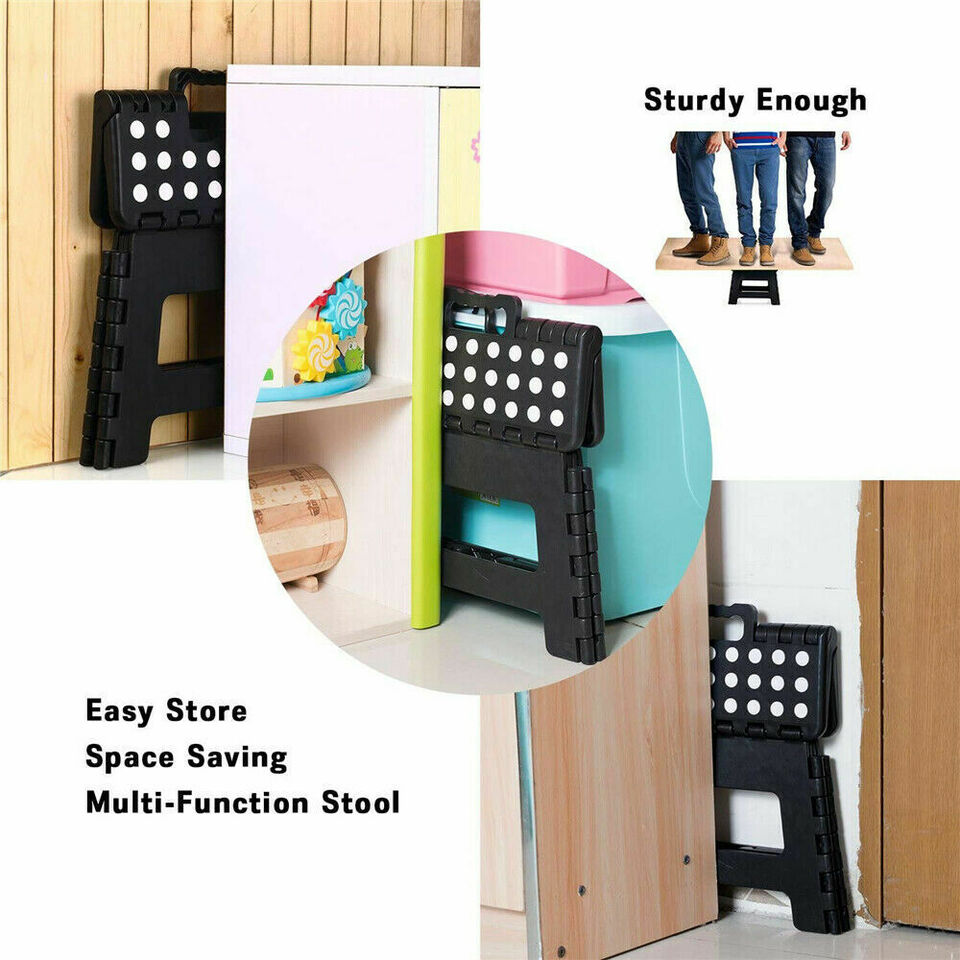 22x22x29cm Step Stool Folding Anti-Slip Portable Flat Outdoor Store Chair Ladder
