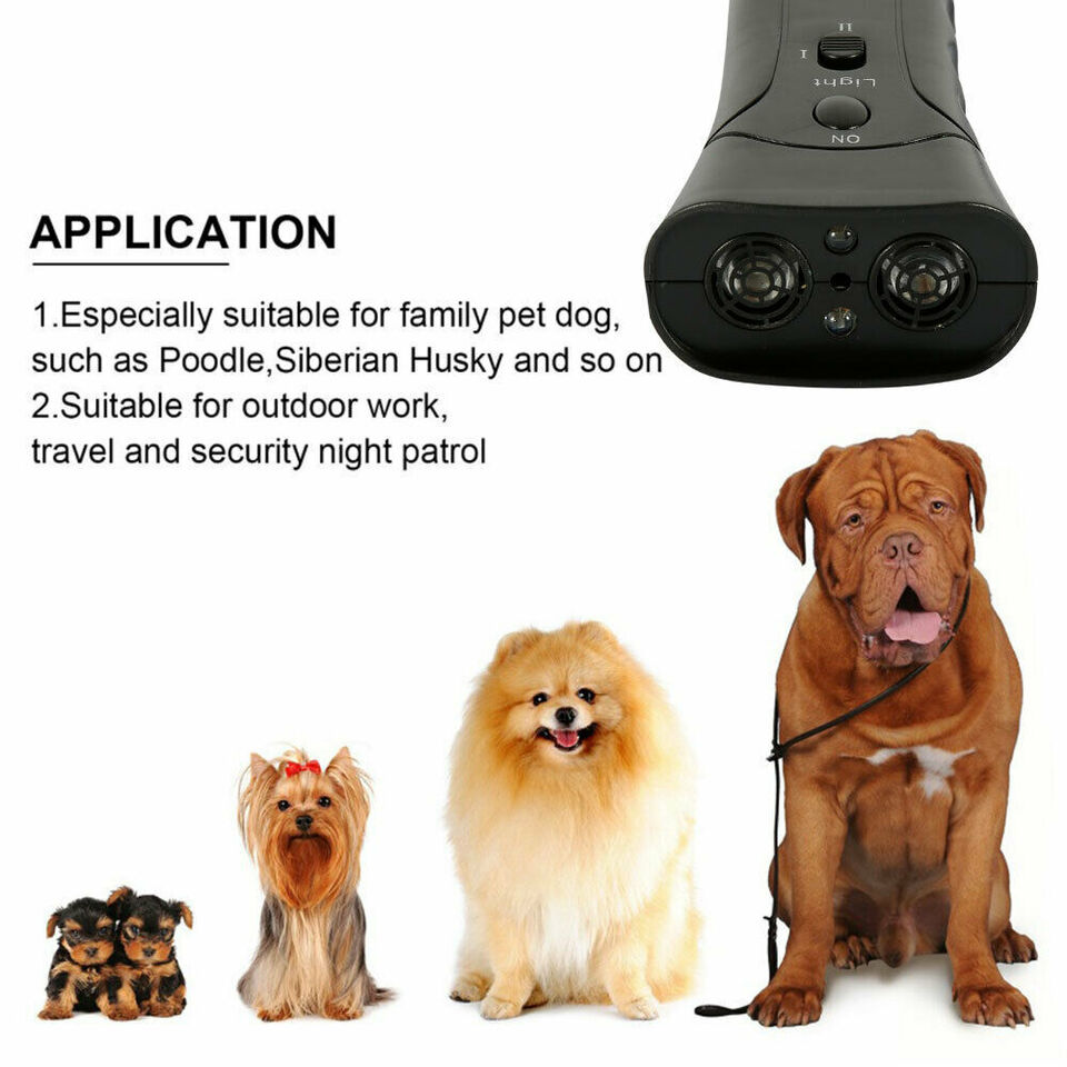 Anti Bark Device Pet Dog Stop Barking Away Training Repeller Control Ultrasonic