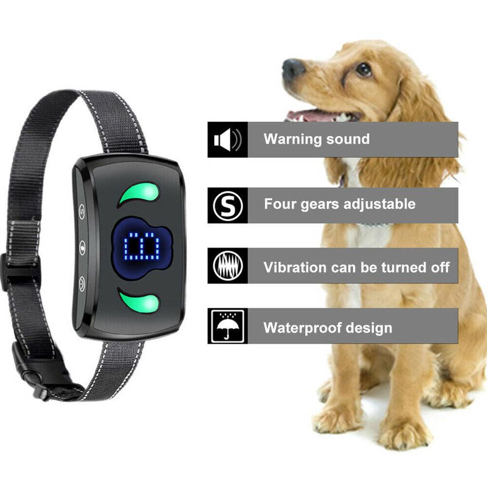 Dog Bark Collar Compact Anti Barking Remote Stop Training