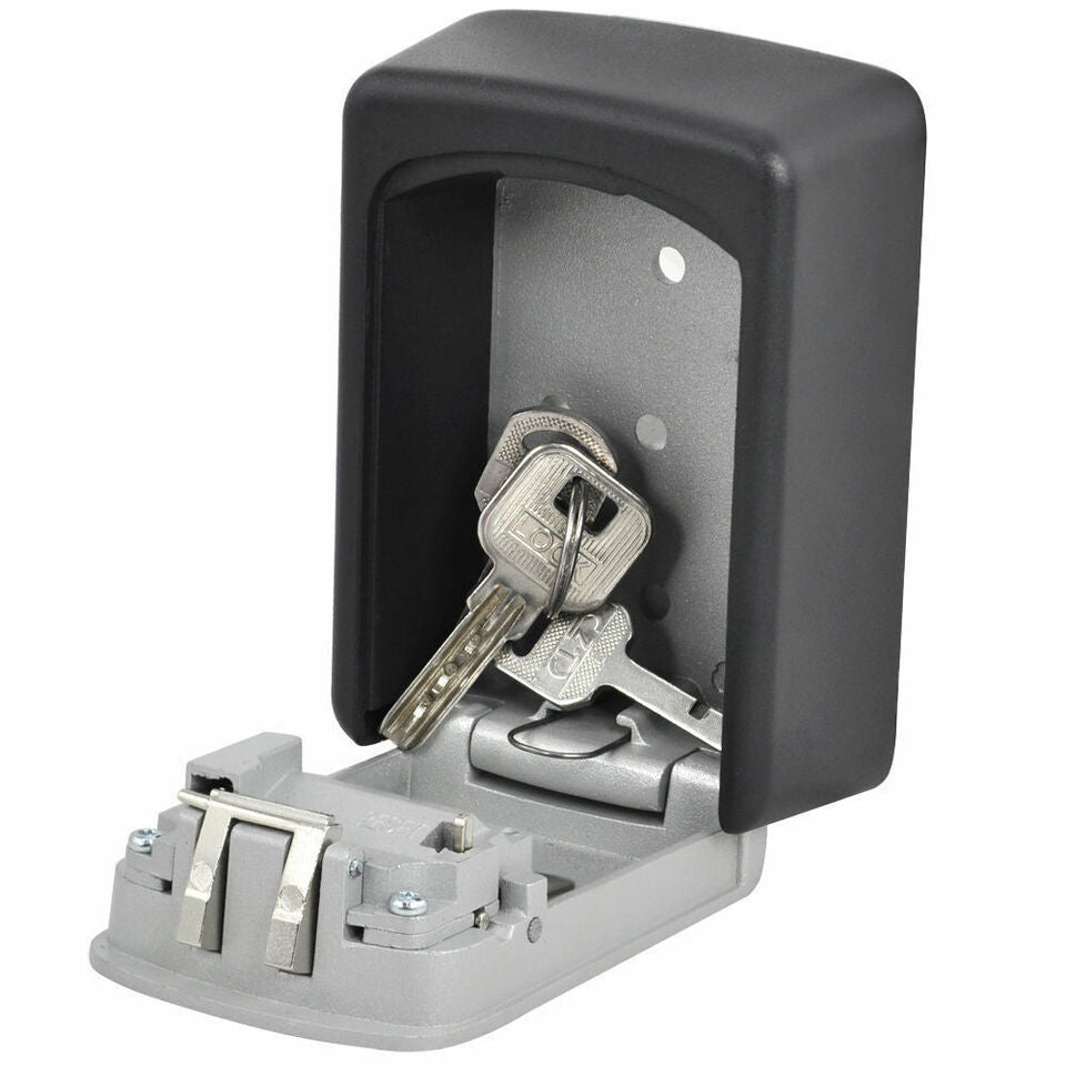 4 Digit Wall Mounted High Security Steel Storage Key Box With Combination Lock