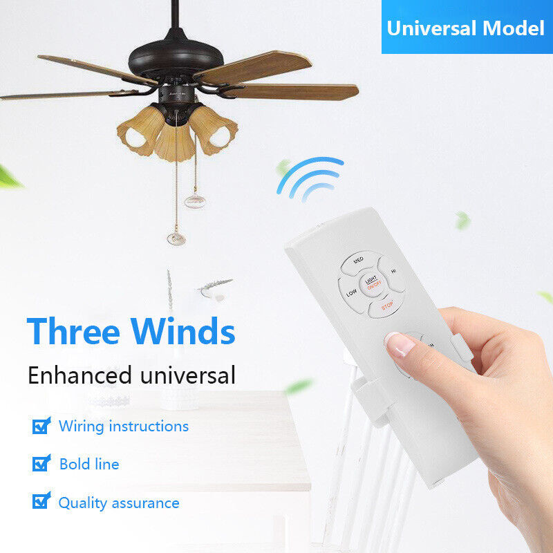 Ceiling Fan Lamp Remote Controller Kit Timing Wireless Intelligent Switch