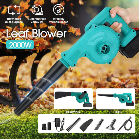Cordless Electric Leaf Blower and Vacuum Home Car Dust Remover Cleaner