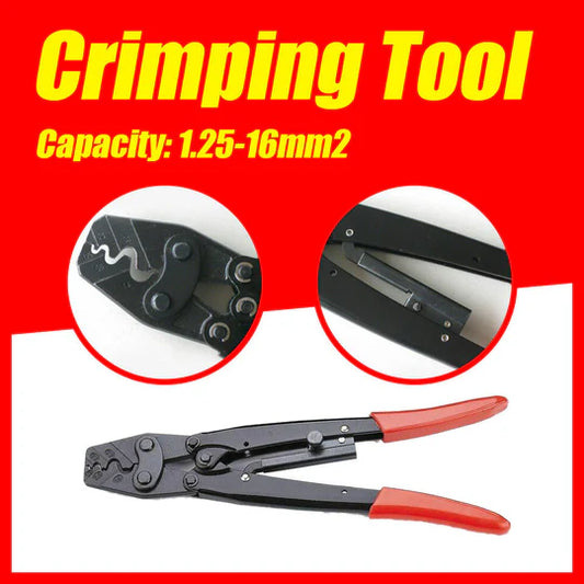 1.25 - 16MM² CABLE CRIMPER ANDERSON PLUG LUG BATTERY NON INSLATED CRIMPING TOOL