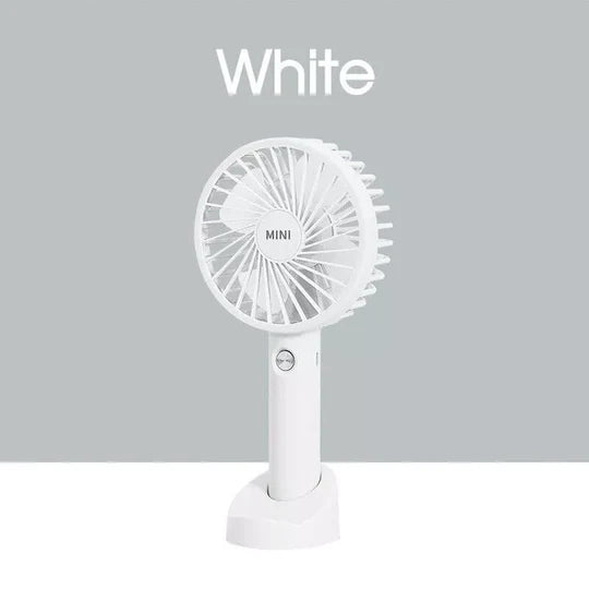 Mini Portable Hand-held Desk Fan Cooling Cooler USB Air Rechargeable 3 Speed