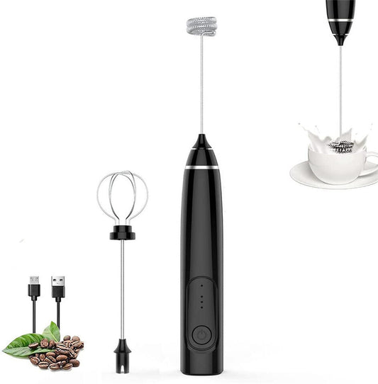 Electric USB Foamer Kitchen Tool Milk Frother Egg Beater Stirrer Whisk Mixer