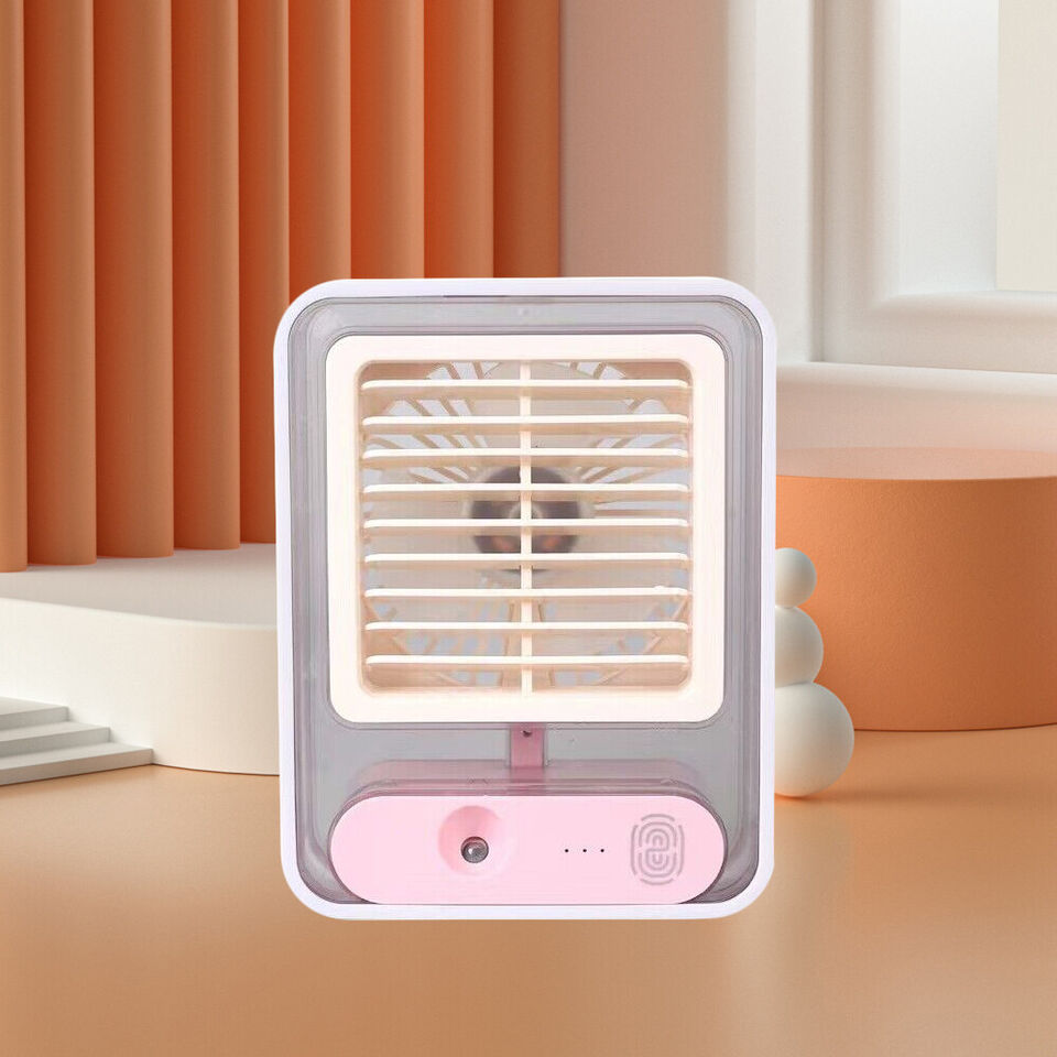 Portable Personal Air Conditioner Fan Mini Air Cooler Desk Fan USB Rechargeable