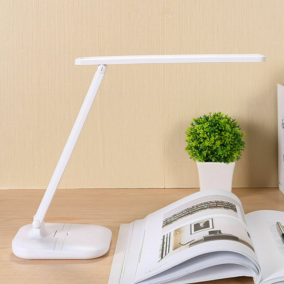 Dimmable Touch LED Desk Lamp Bedside Study Reading Table Light USB Ports